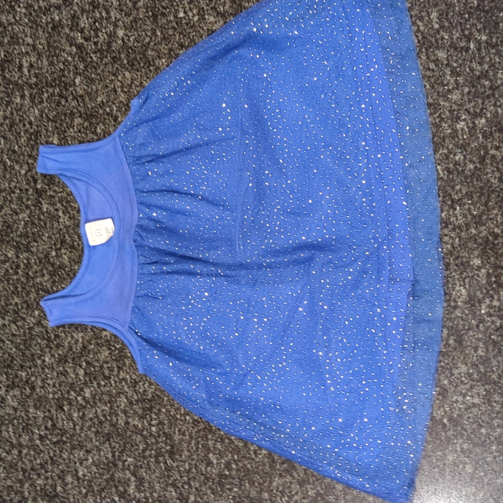 GAP Blue Sparkly Toddler tank, Size 3 years